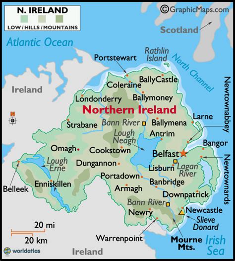 how big is northern ireland.